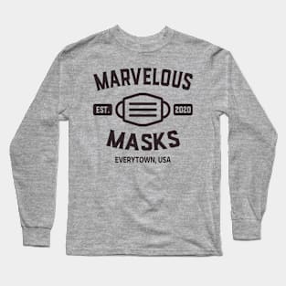 Marvelous Masks Stop the Spread Everytown USA Long Sleeve T-Shirt